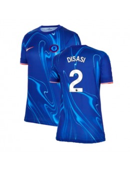 Chelsea Axel Disasi #2 Heimtrikot für Frauen 2024-25 Kurzarm